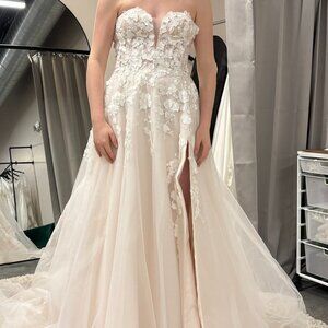 Blush A Line Size 12 Allure Juori Wedding Dress